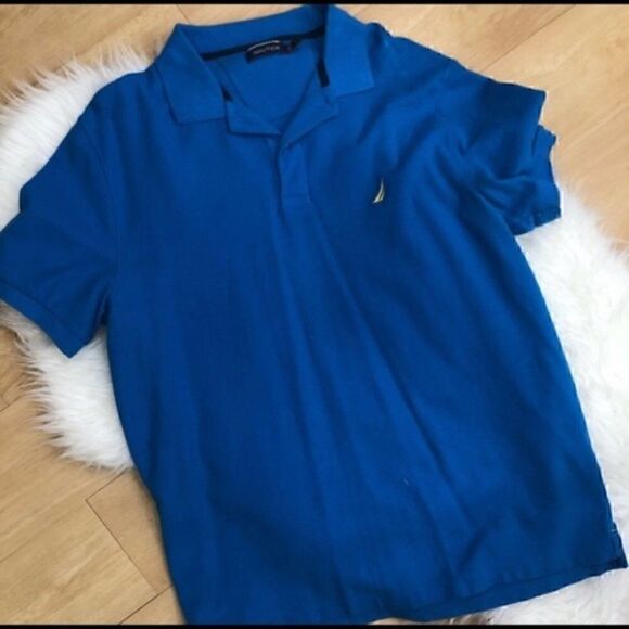 Nautica short sleeve polo style casual shirt - Picture 3 of 5